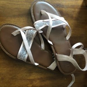 Like new Toms Petal Pink Lexie Sandals - Size: 9